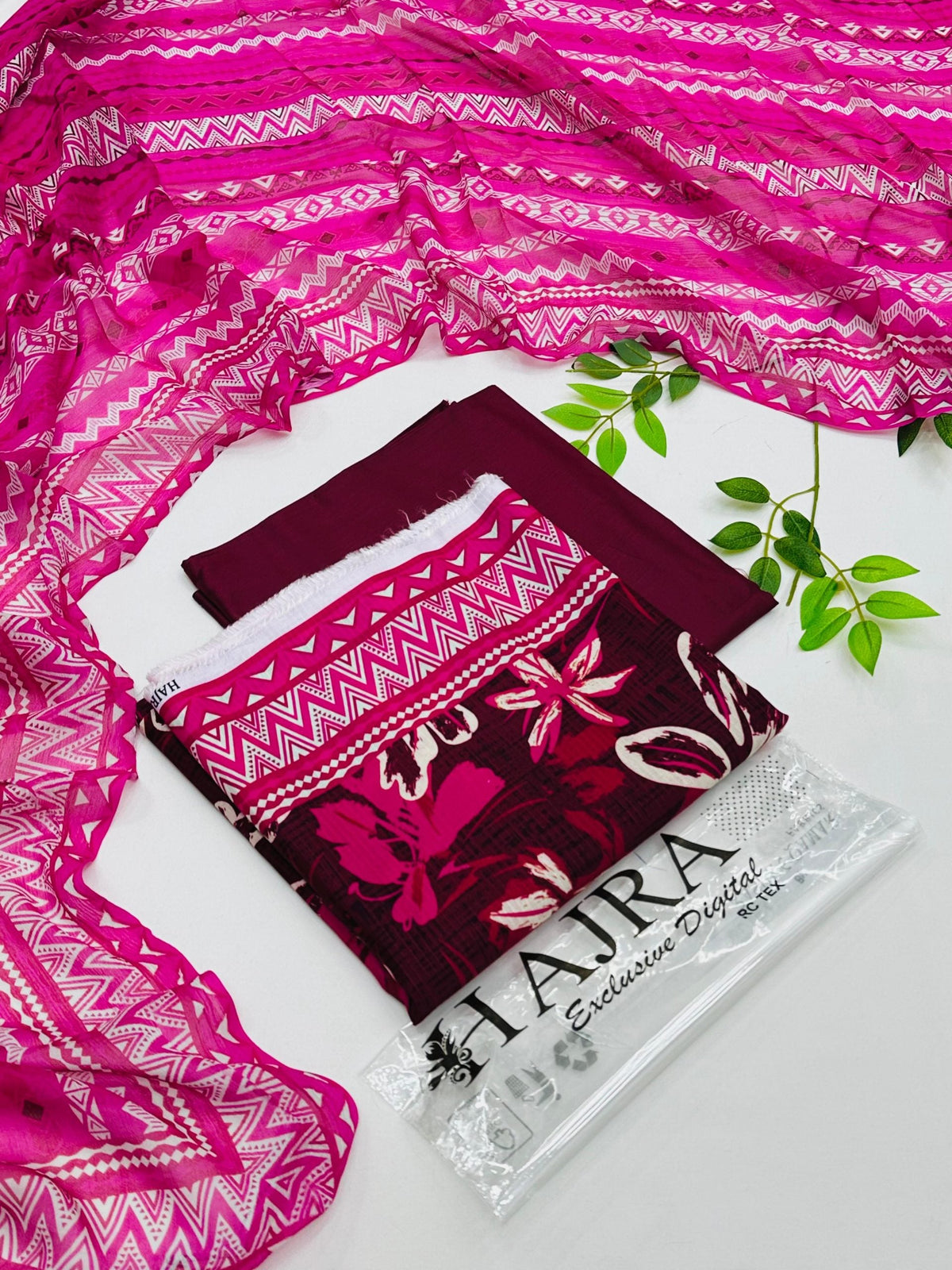 Hajra Silk Viscose 3PC Winter Collection