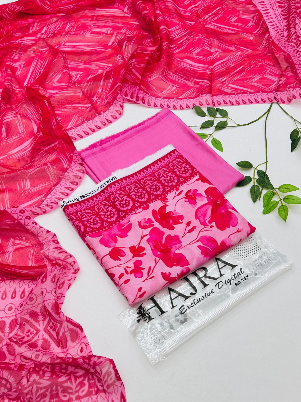Hajra Silk Viscose 3PC Winter Collection