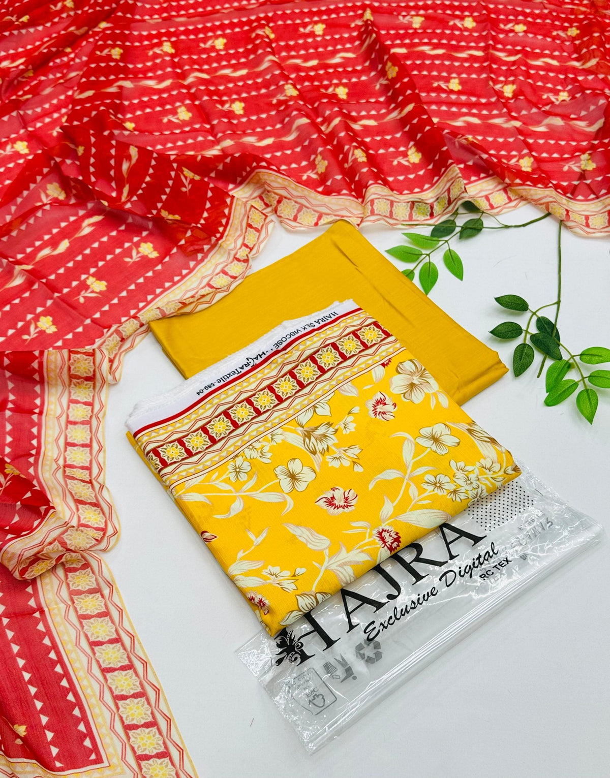Hajra Silk Viscose 3PC Winter Collection