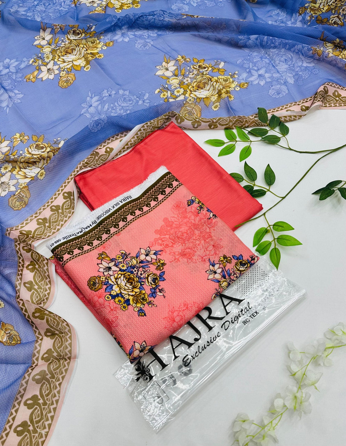 Hajra Silk Viscose 3PC Winter Collection