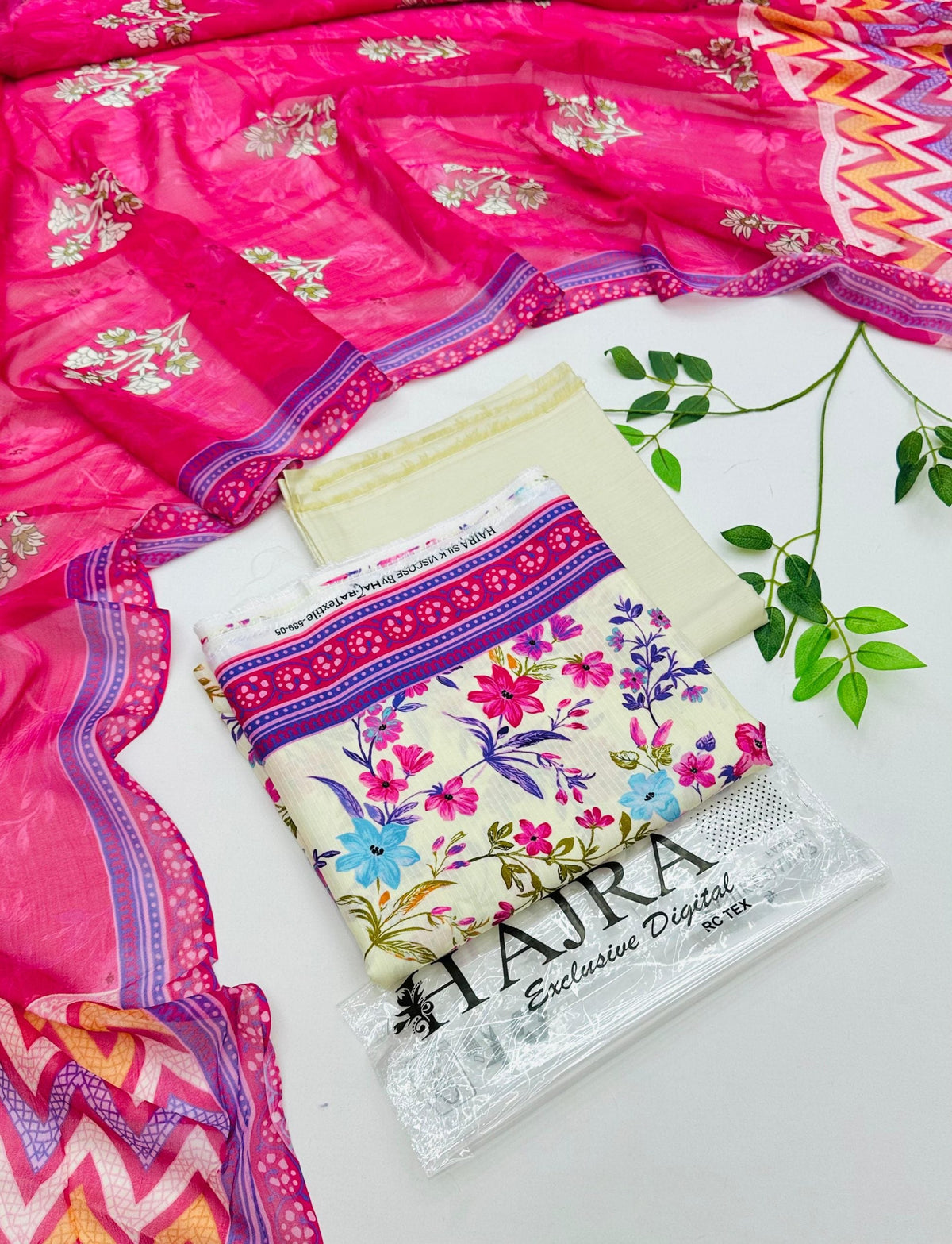 Hajra Silk Viscose 3PC Winter Collection
