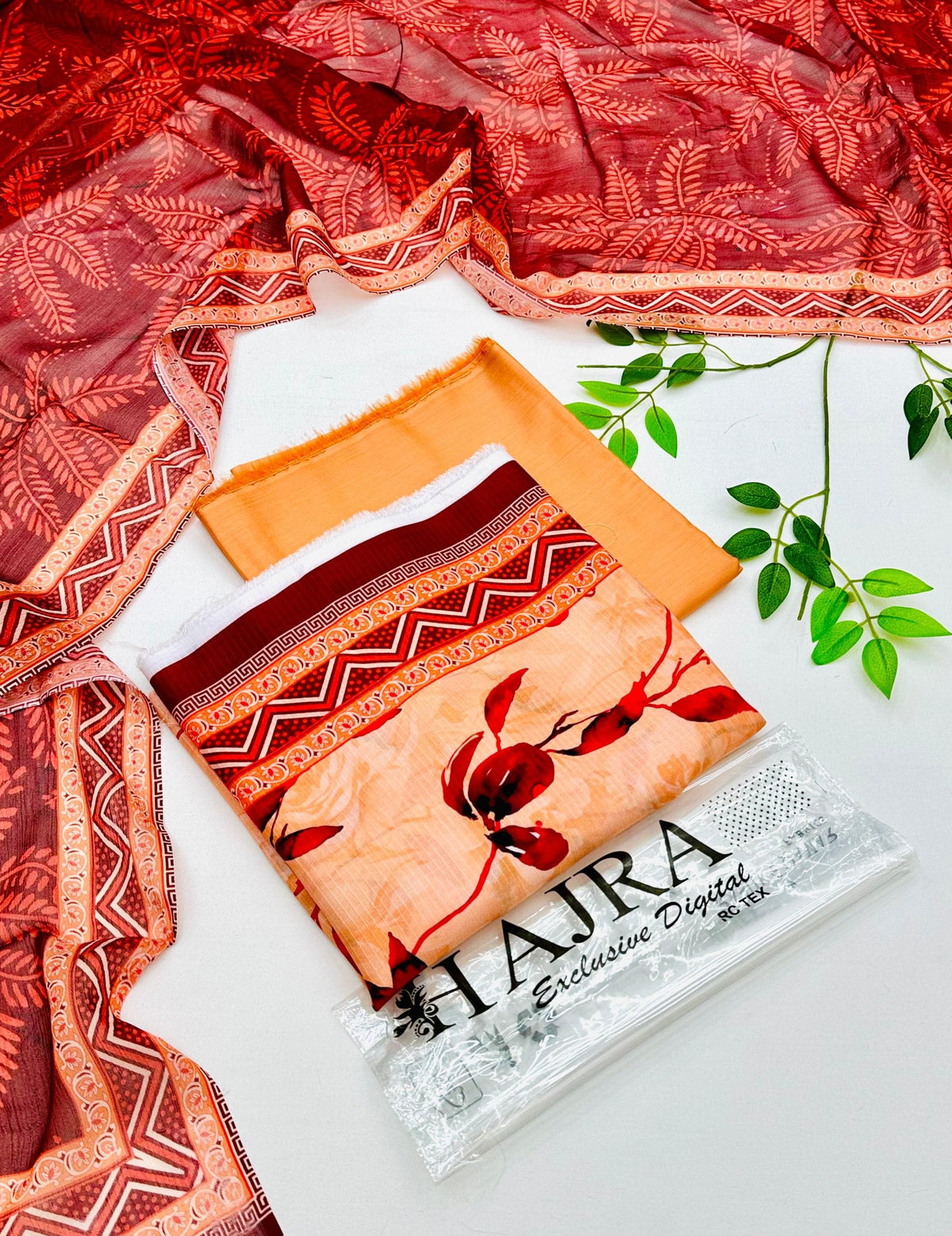 Hajra Silk Viscose 3PC Winter Collection
