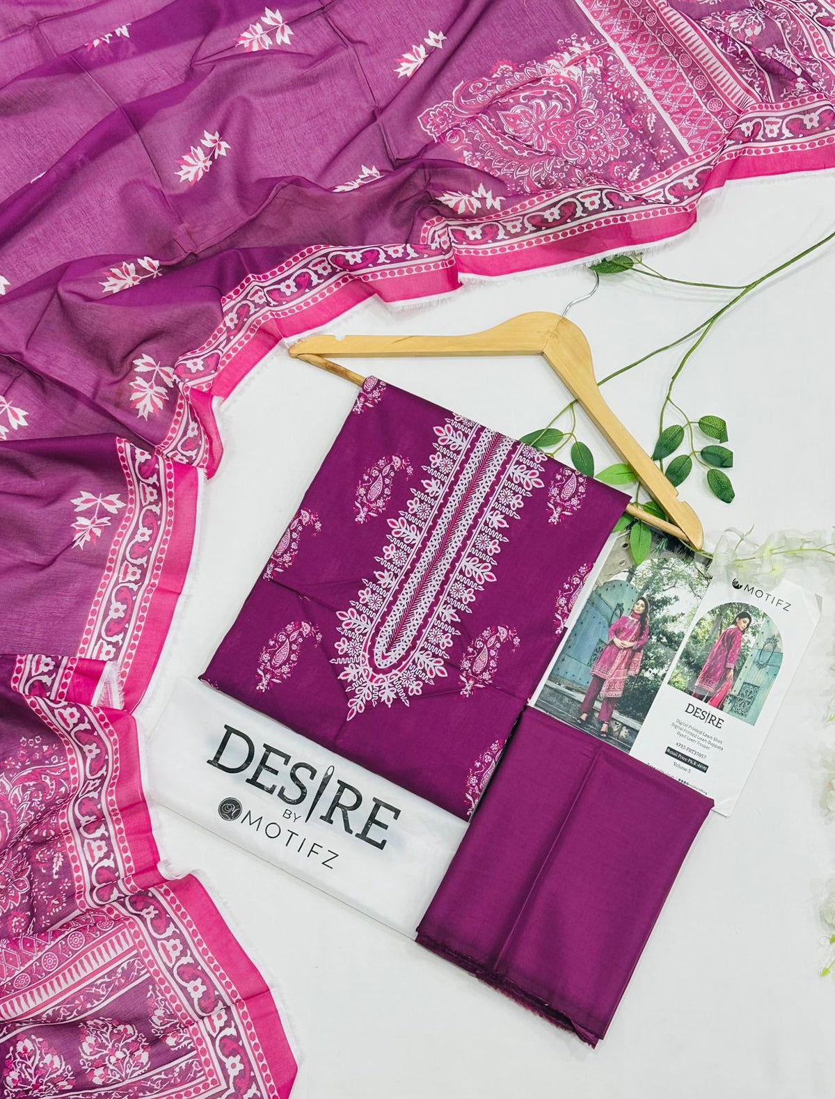 Desire by Motifz 3PC Lawn 2026