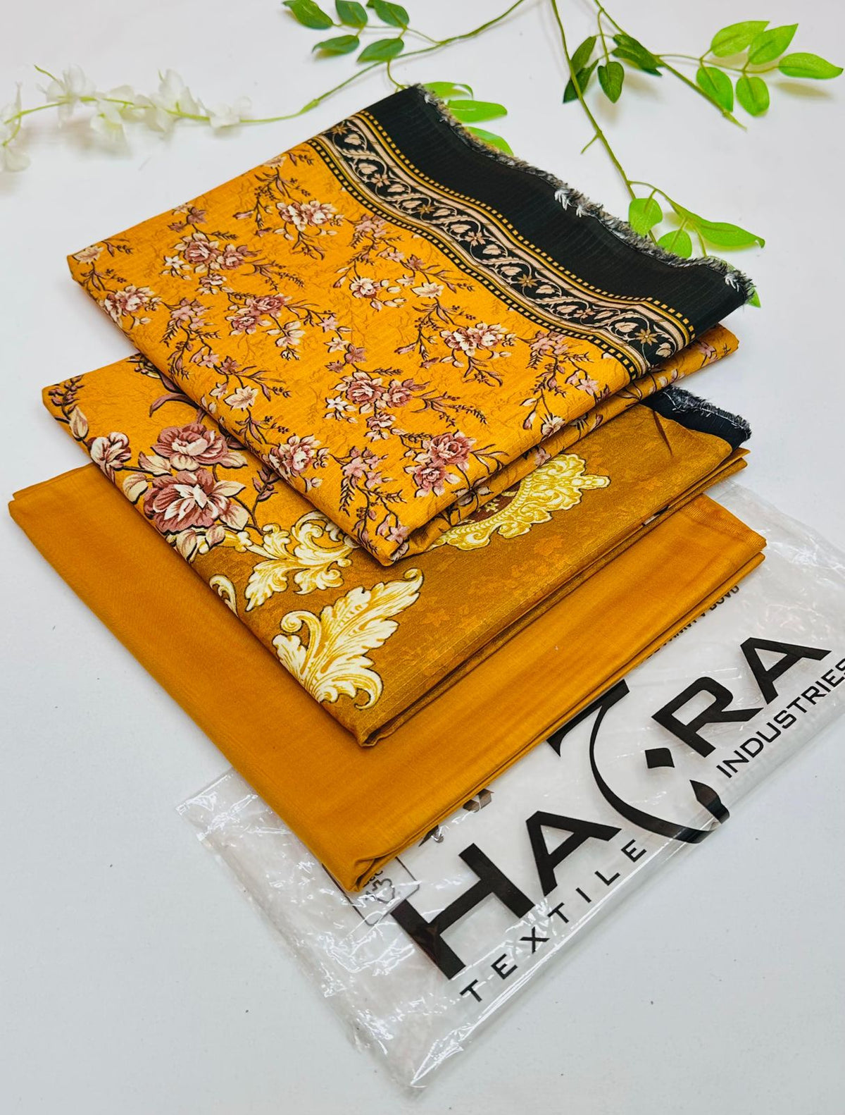 Hajra Viscose 3PC Winter Suits | Unstitched Premium Collection