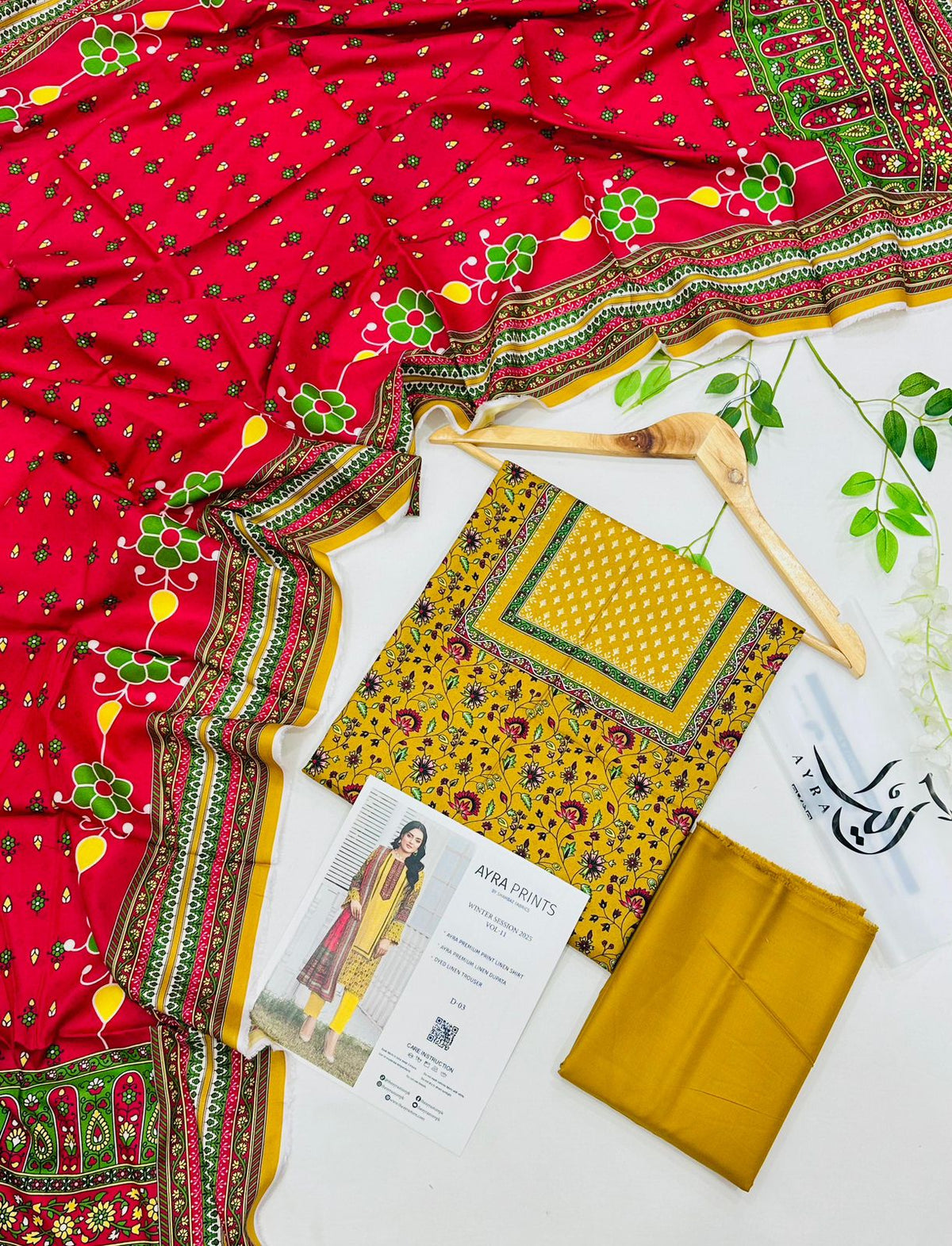AYRA Prints – Premium Linen 3 Piece Suit | Best