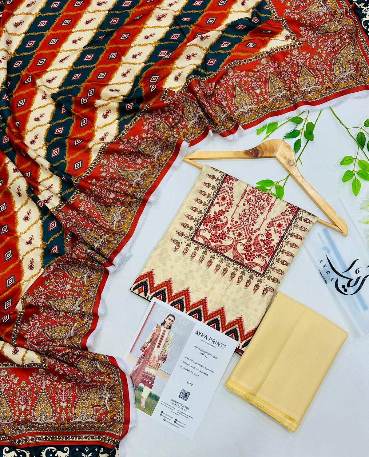 AYRA Prints – Premium Linen 3 Piece Suit | Best
