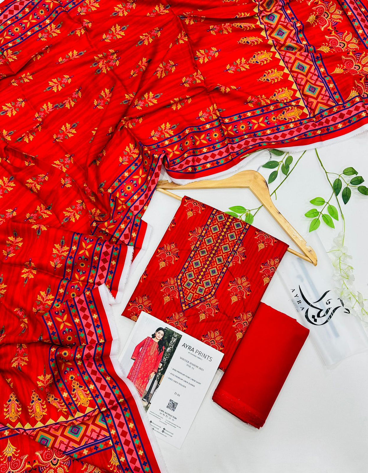 AYRA Prints – Premium Linen 3 Piece Suit | Best