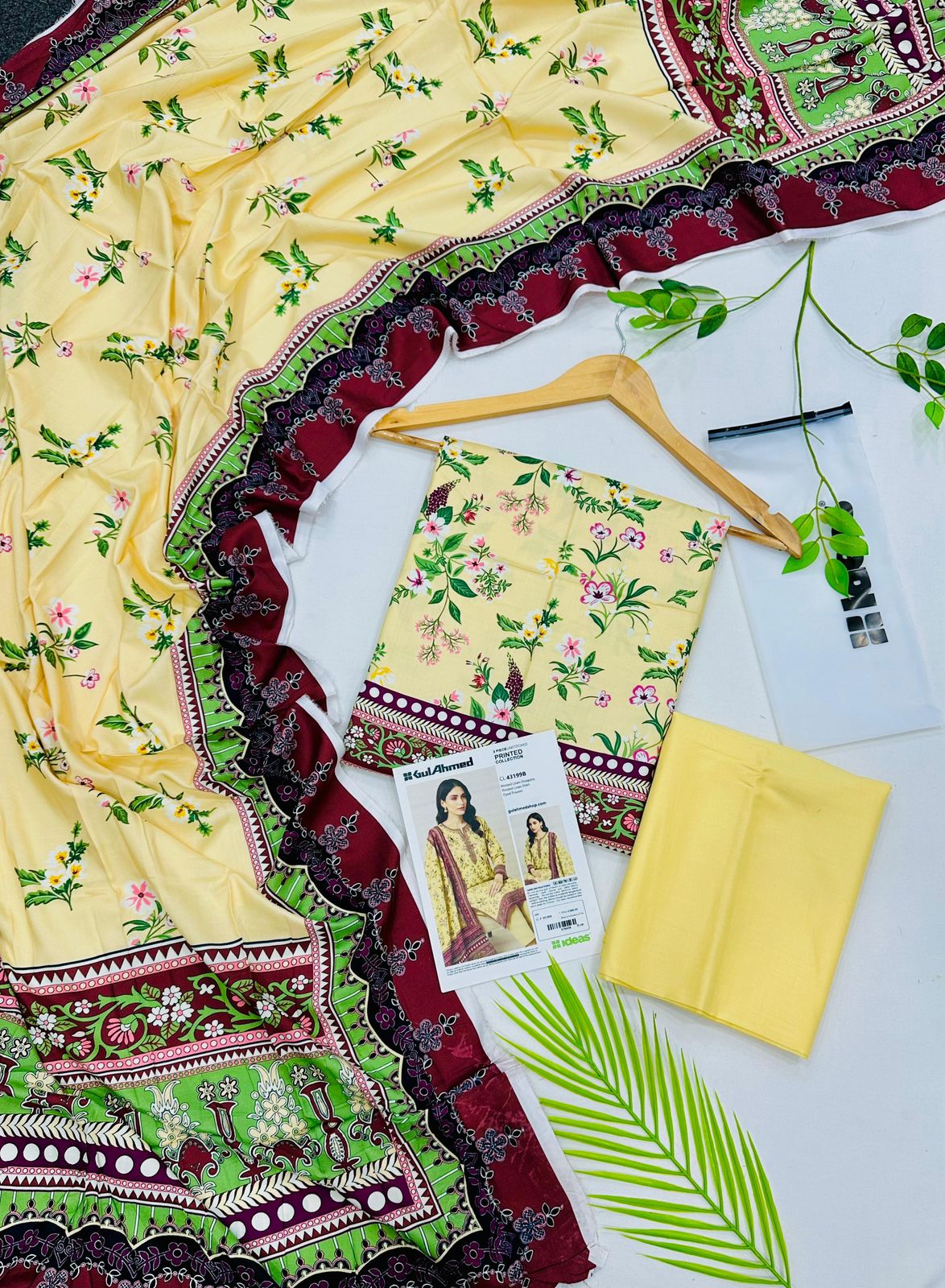 Gul Ahmed Linen – Premium 3PC Linen