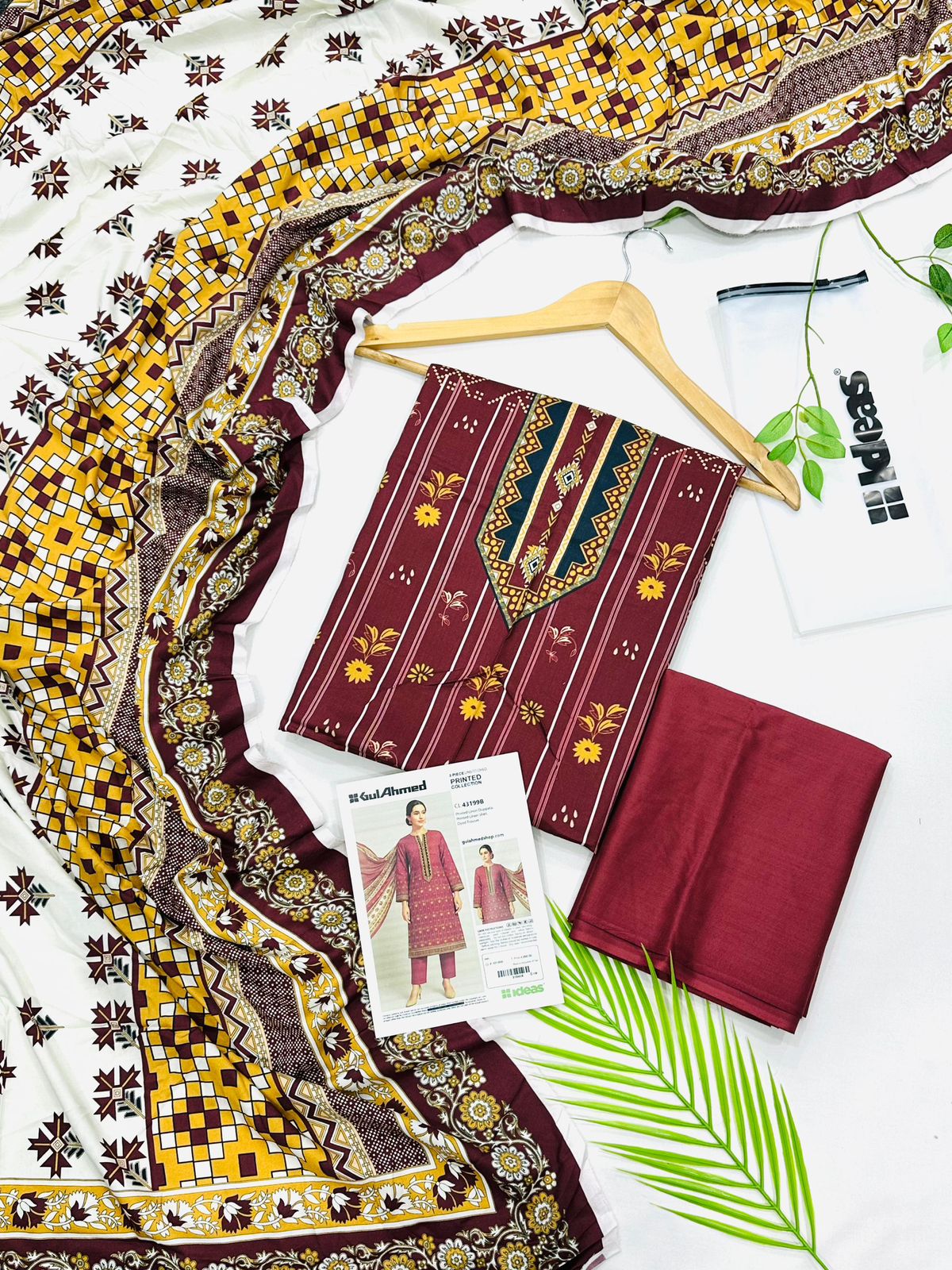 Gul Ahmed Linen – Premium 3PC Linen