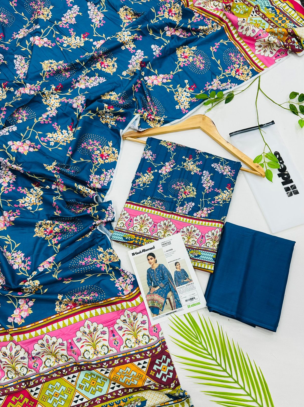 Gul Ahmed Linen – Premium 3PC Linen