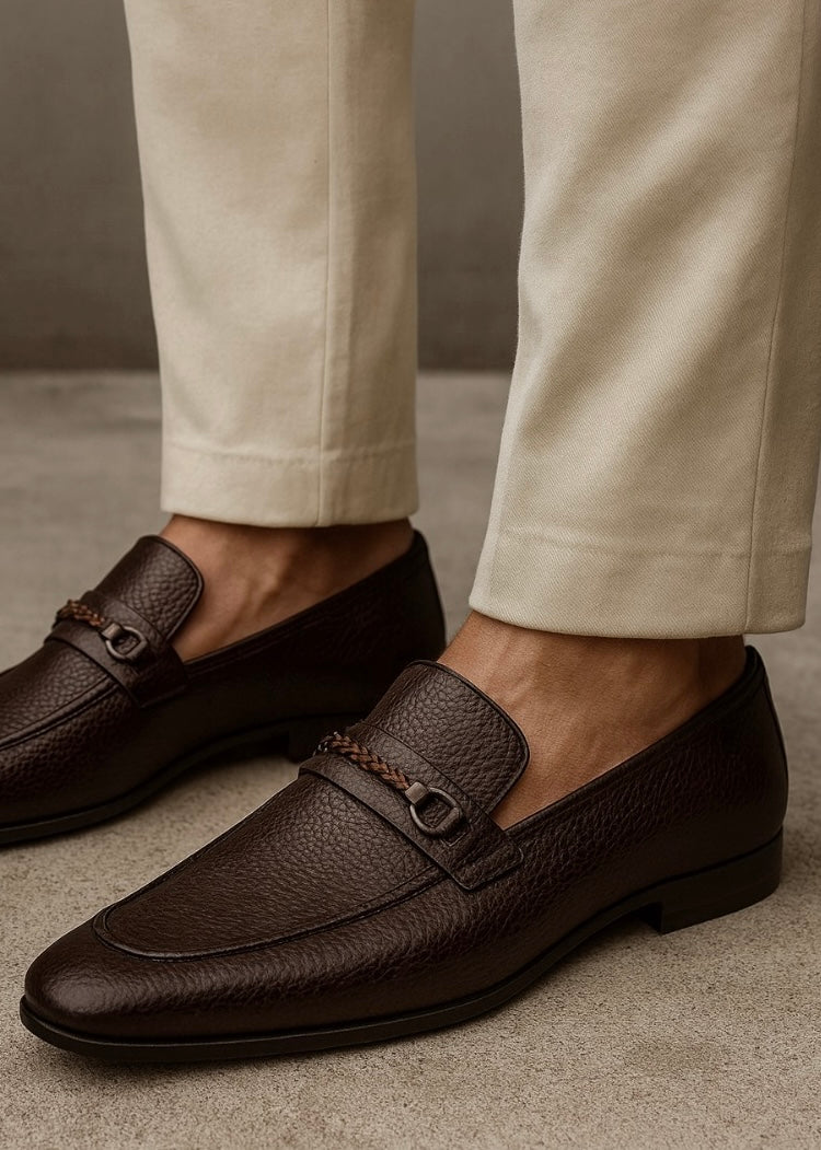 004 AUTHENTIC ELEGENCE CARRY AND WEAR SHOES  P8-BROWN