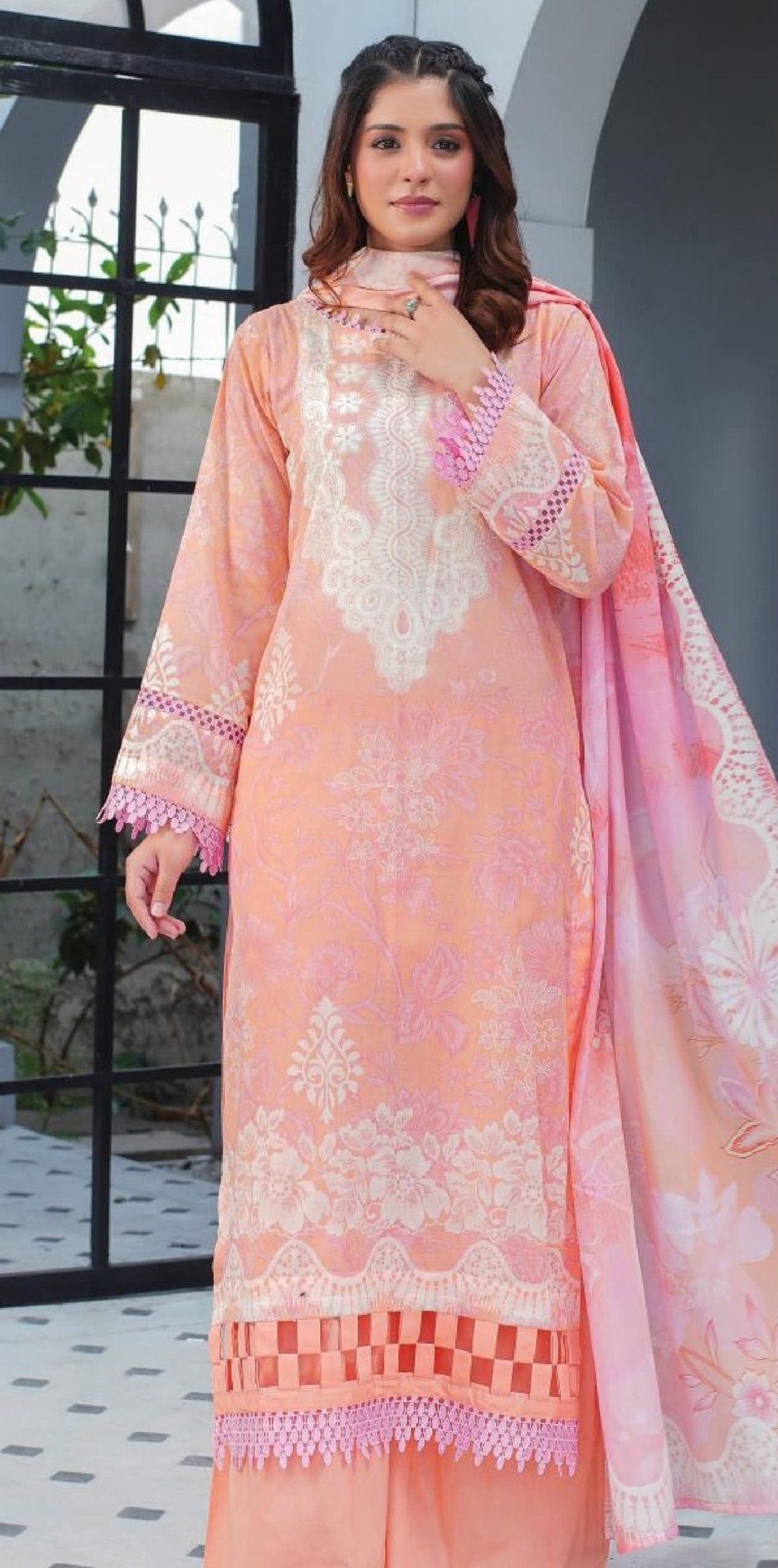 LALA by Madham Unstitched Lawn 3PC