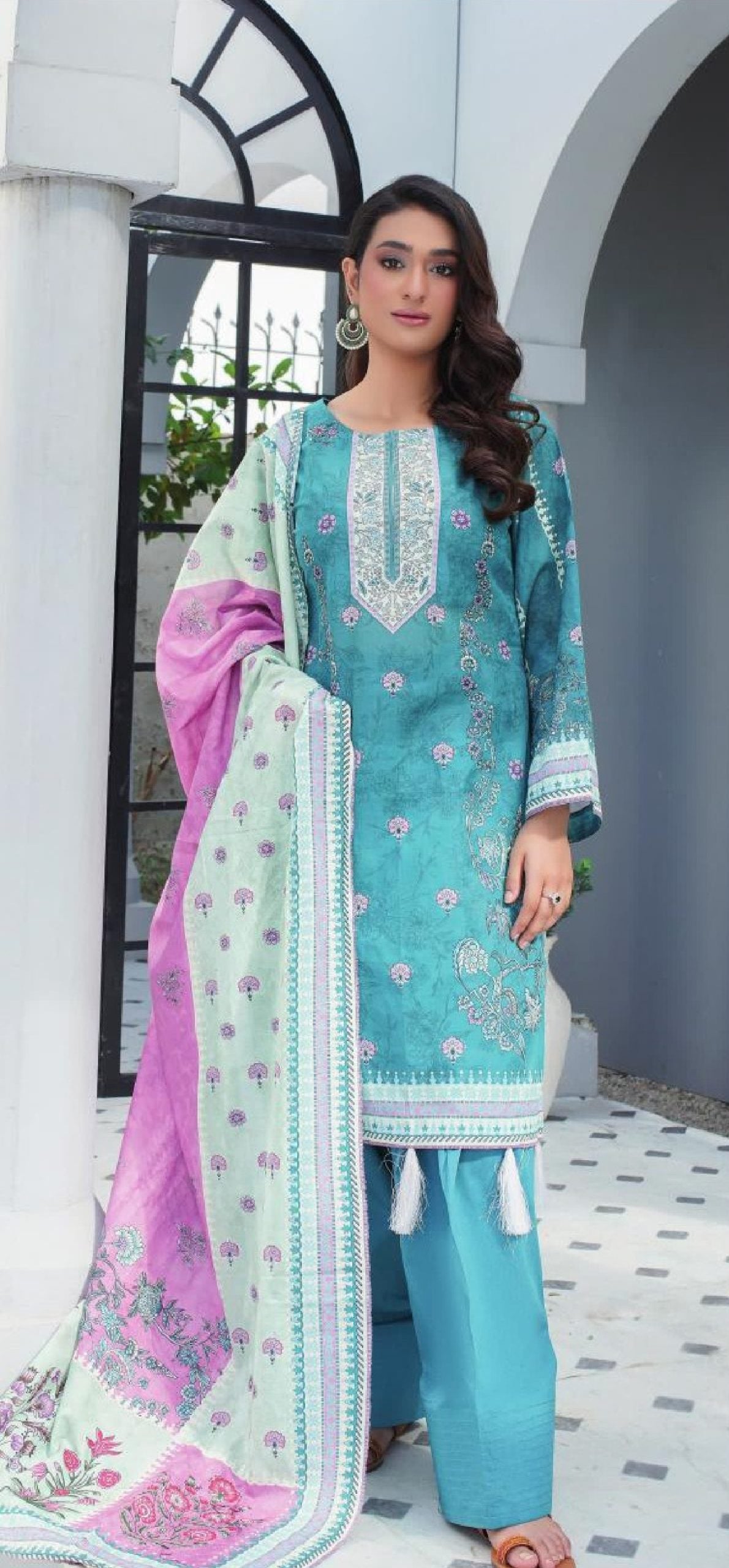 LALA by Madham Unstitched Lawn 3PC