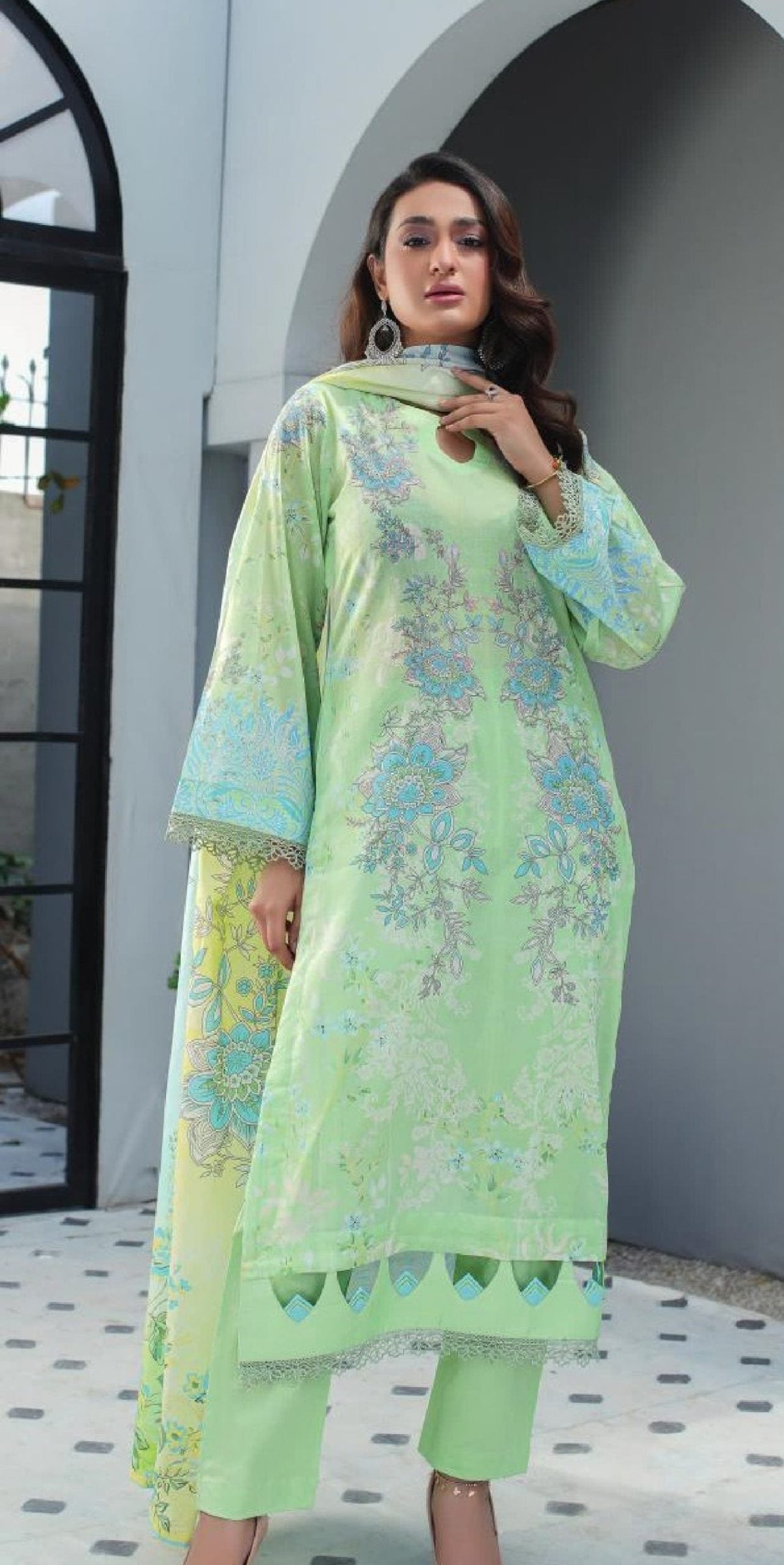 LALA by Madham Unstitched Lawn 3PC