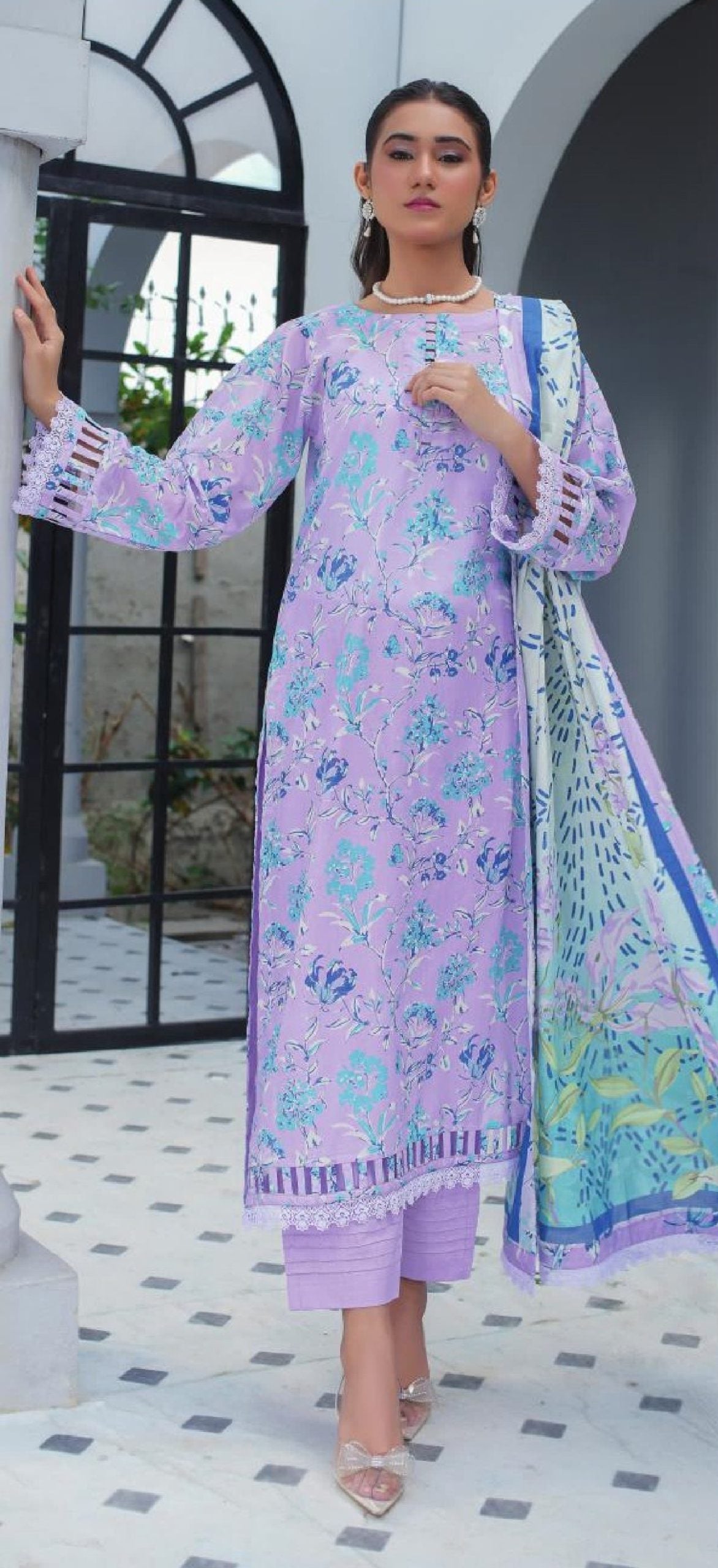 LALA by Madham Unstitched Lawn 3PC