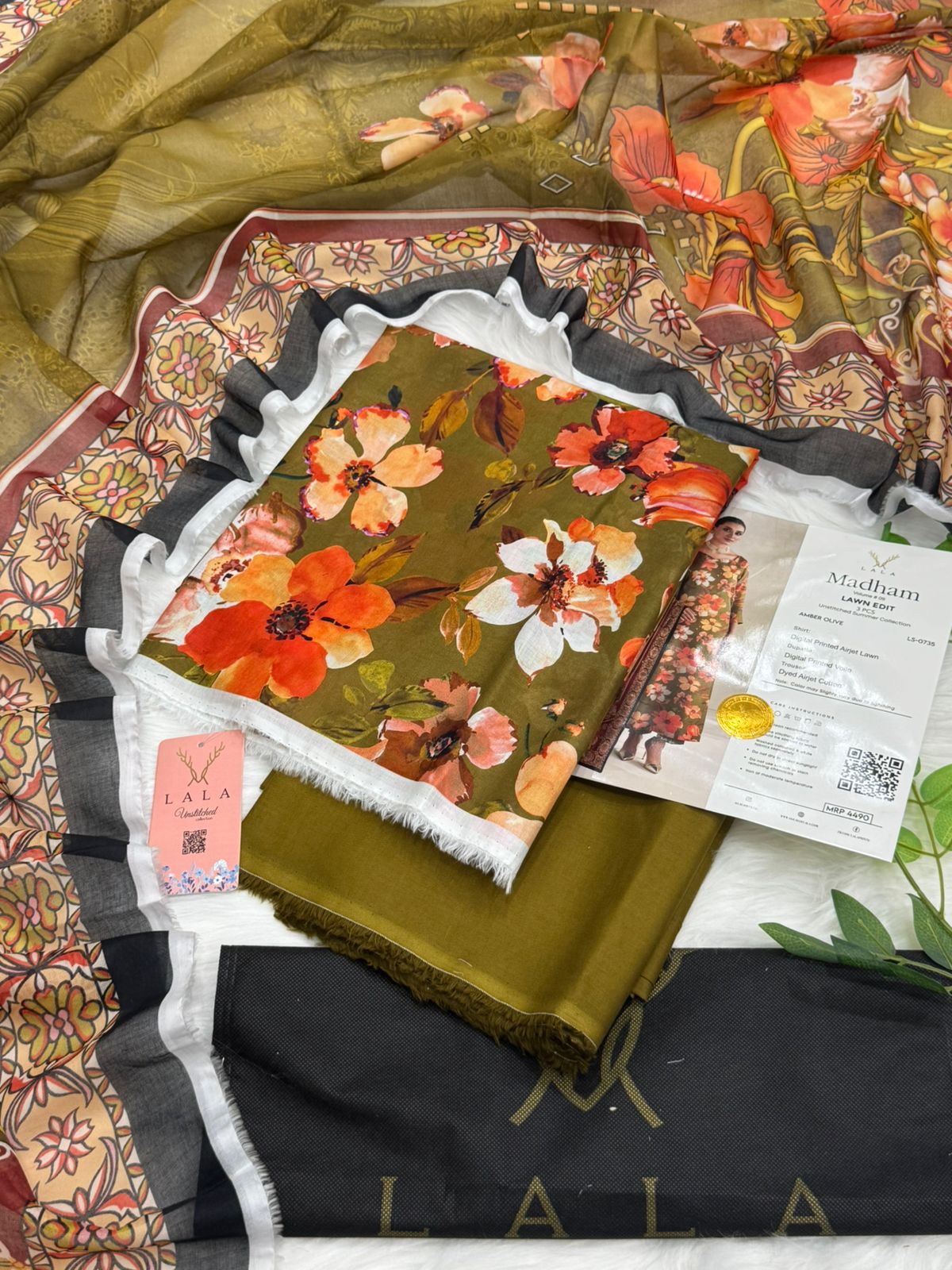Lala Madham Lawn 3PC Printed