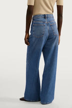 High Rise Wide Leg Jeans - Light Blue