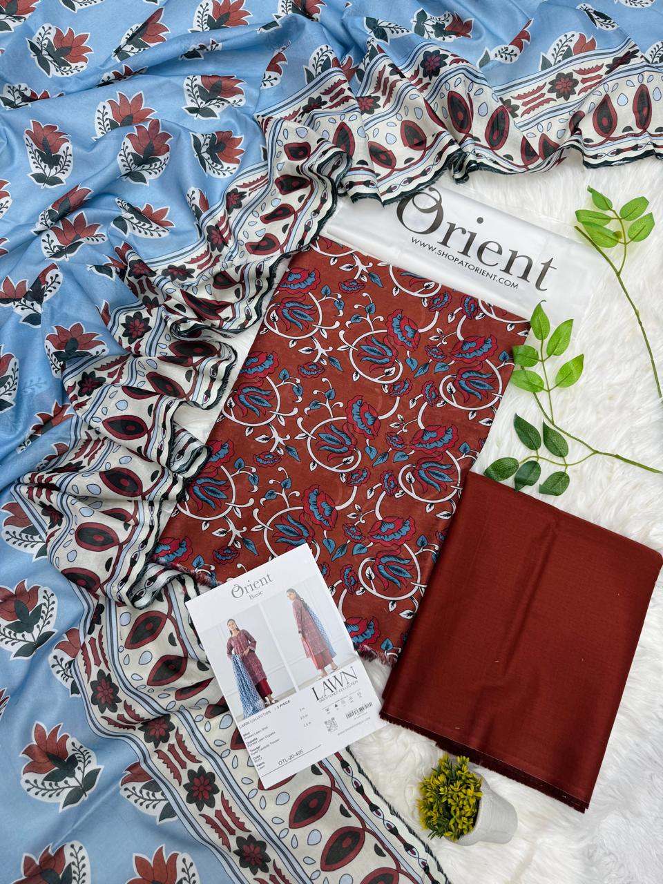 Orient Original Lawn 3PC Printed