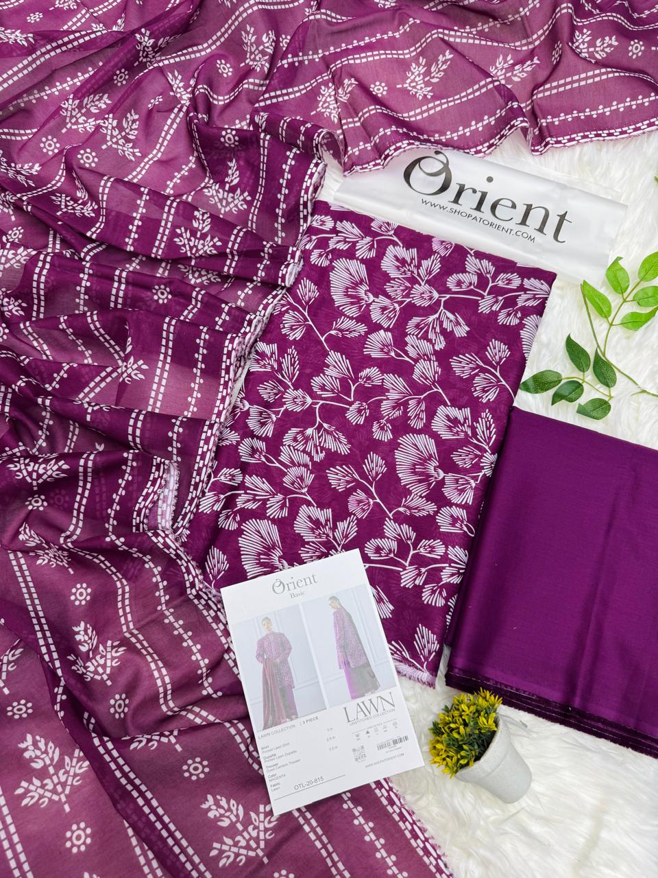 Orient Original Lawn 3PC Printed