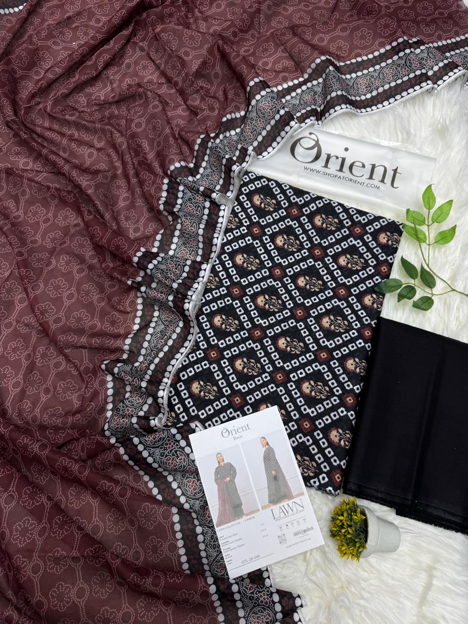 Orient Original Lawn 3PC Printed