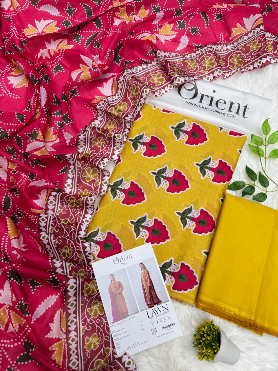 Orient Original Lawn 3PC Printed