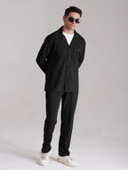 Premium Co-Ord Set Full Sleeve - Black - Drizzle.pk