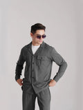 Premium Co-Ord Set Full Sleeve - Grey