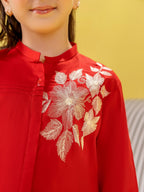 Girls Summer 2Pcs Embroidered Suit VG153-A