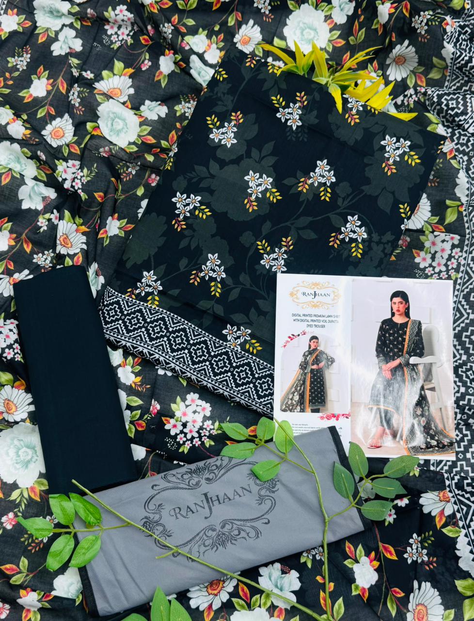 Ranjhaan Premium Lawn 3PC
