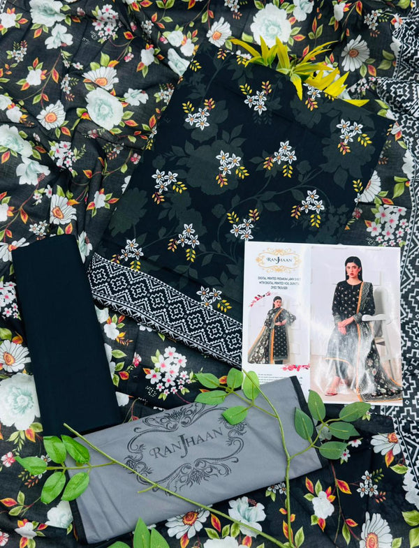 Ranjhaan Premium Lawn 3PC
