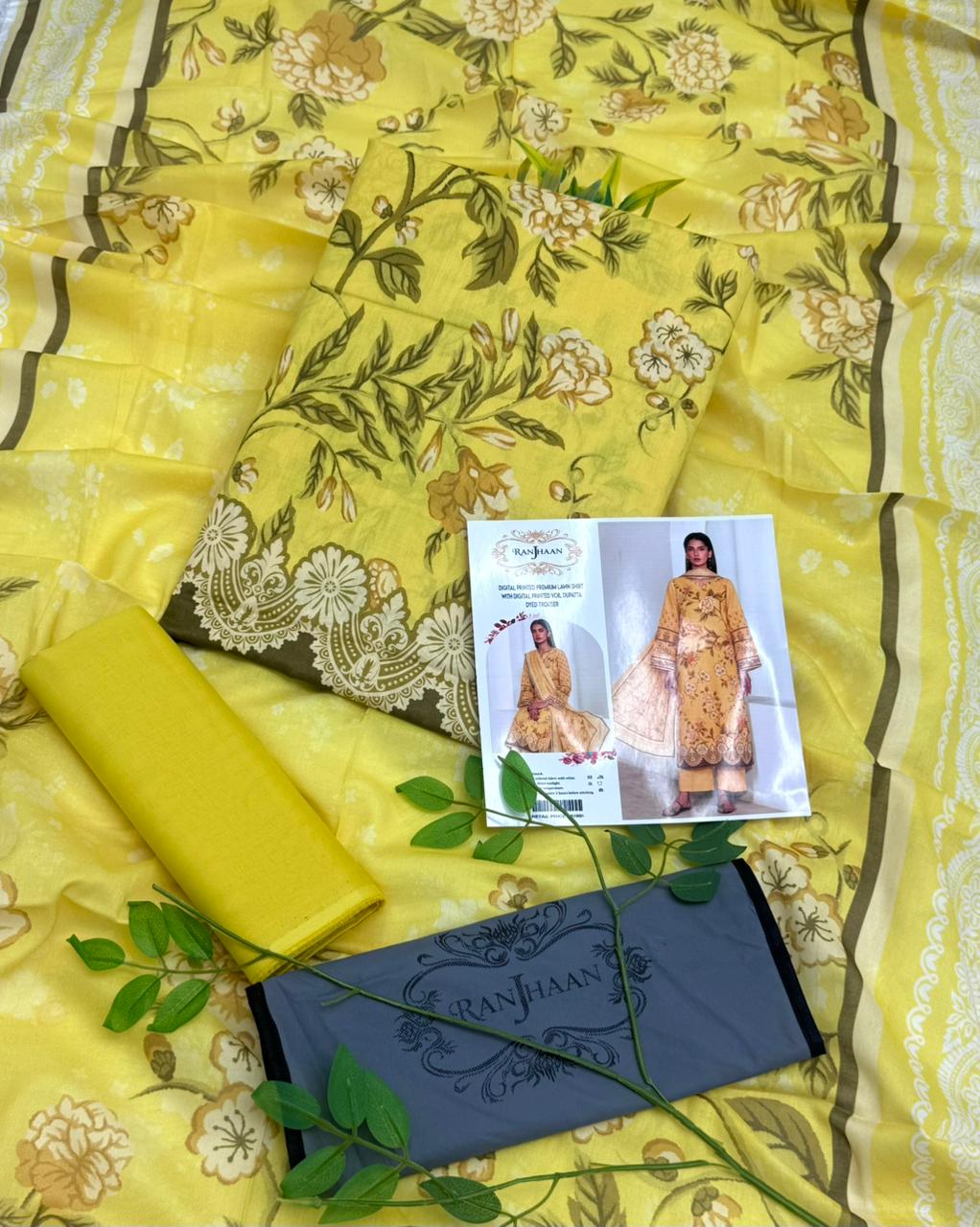 Ranjhaan Premium Lawn 3PC