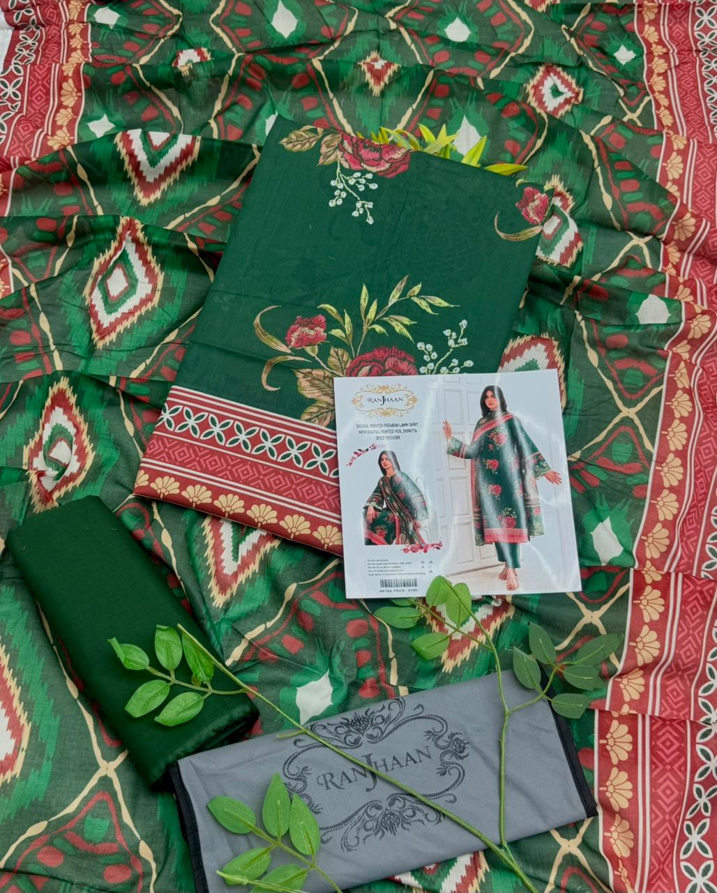 Ranjhaan Premium Lawn 3PC