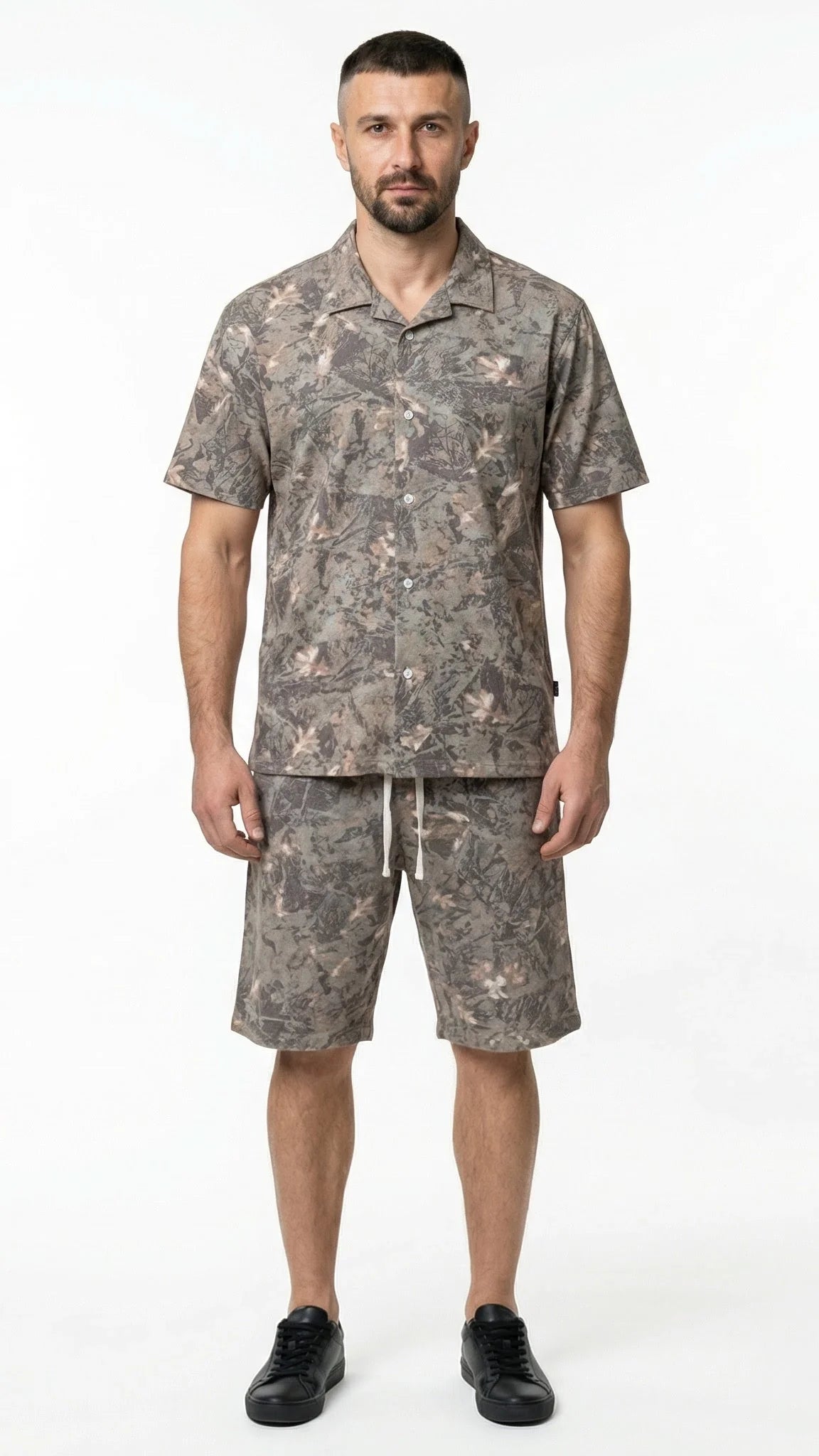 Urban Forest Cotton Shorts Set
