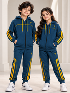 Hooded Tracksuit For Boys & Girls, Fleece #VWT05-D