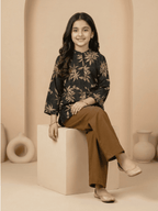 Girls 2Pcs Printed Suit VG132-B