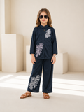 Girls Winter 2Pcs Printed Suit VG232-B