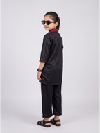 Girls Winter 2Pcs Printed Suit VG233-B
