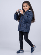 Full Sleeves Hooded Puffer Jacket Boys & Girls VJ93-A