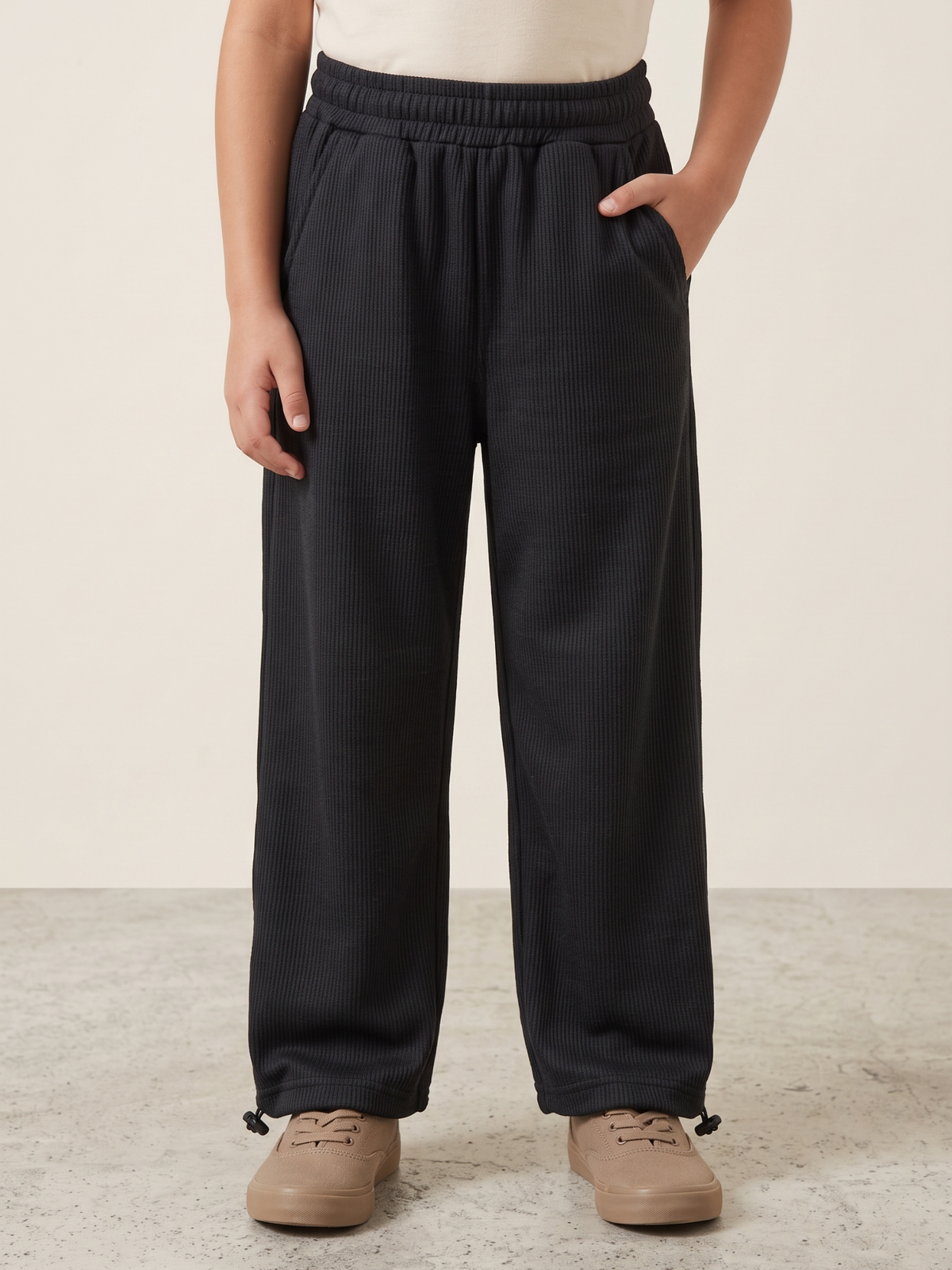 Boys Imported Textured Trouser VT31-B