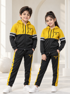 Hooded Tracksuit For Boys & Girls, Poly Athletic Fleece #VWT08-B