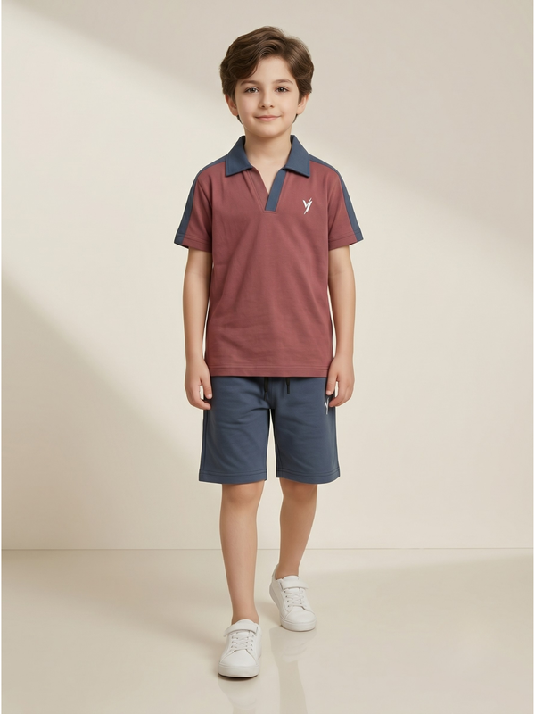 Kids Single Jersey Summer Tracksuit VST73-B