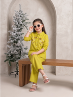Girls Winter 3Pcs Embroidered Suit VCHN01-A