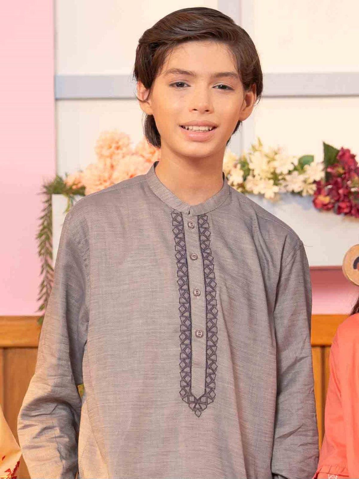 Boys Embroidered Kurta ART VB195-A