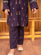 Girls Summer 2Pcs Embroidered Suit VG101-B