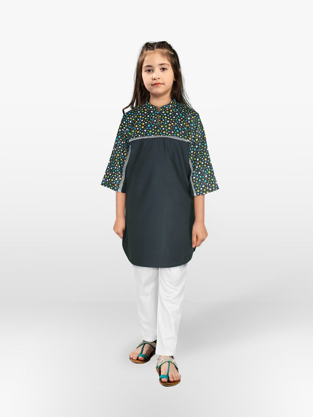 Girls Winter Printed Shirt VG107