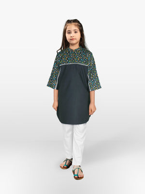 Girls Winter Printed Shirt VG107