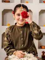 Girls Summer 2Pcs Printed Suit VG112-A