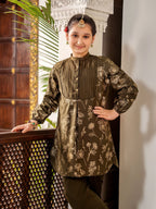 Girls Summer 2Pcs Printed Suit VG112-A