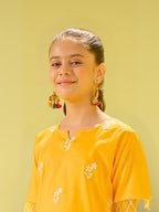 Girls Summer 2Pcs Embroidered Suit VG145-C