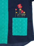 Girls Summer 2Pcs Embroidered Suit VG151-B